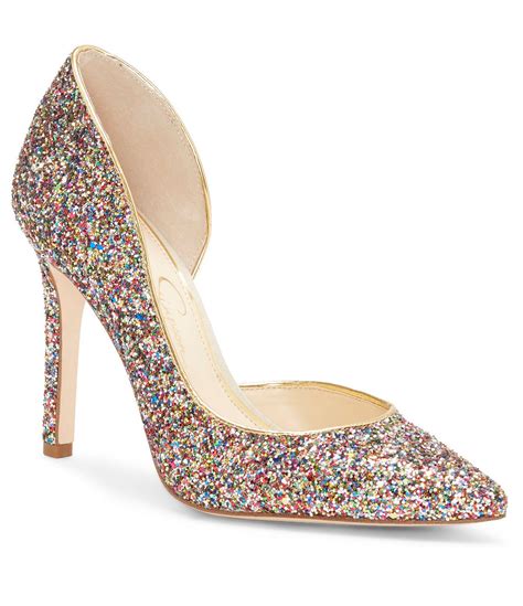 glitter jessica simpson shoes